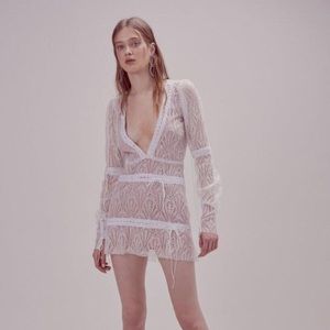 For love and lemons bright light dress white